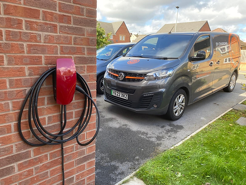 RV2 Home charger and our Electric Van