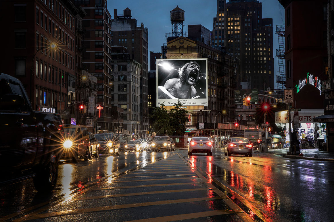 Apple: Shot on iPhone — On Tour OOH / billboard
