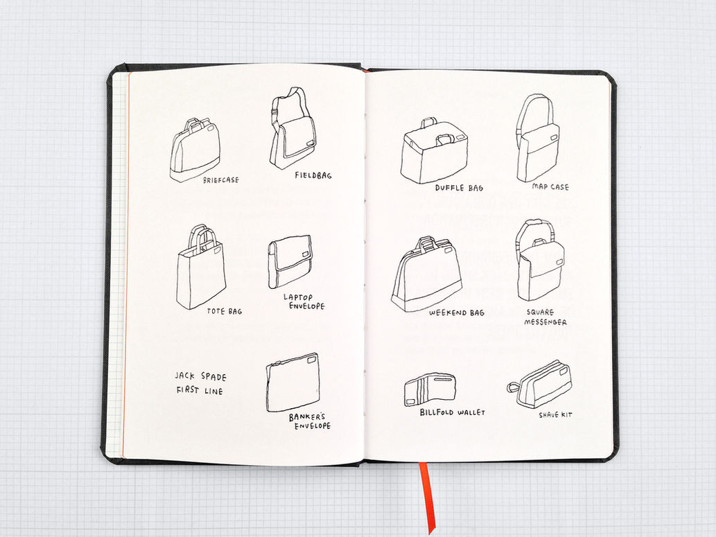 Jack Spade Brand Book w/ drawings by Jason Polan