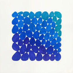 BluesatDeepShoal_17x17inches_GouacheonPa