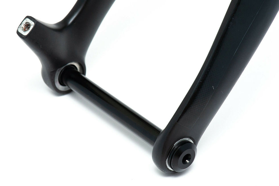 Thumbnail: Parlee 15x100 fork to 12x100 Thru Axle / Fork Adapter Conversion kit 15 to 12