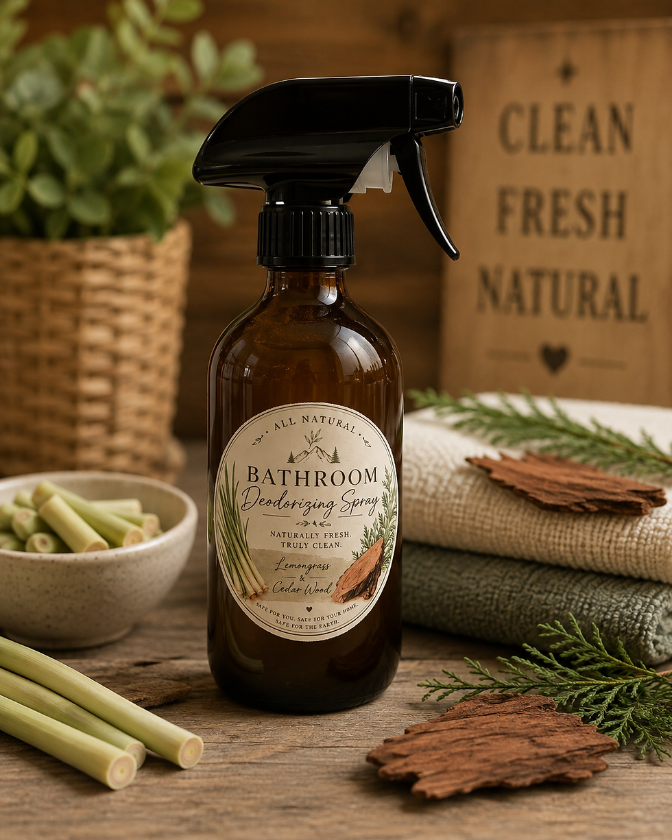 Miniature : Natural Bathroom Deodorizing Spray 8oz
