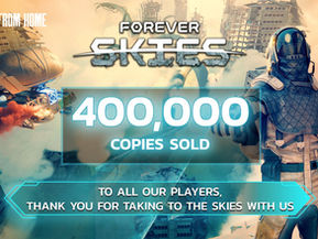 Forever Skies sold 400,000 copies!