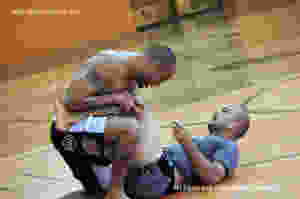 BJ Penn and Amir Khillah grappling