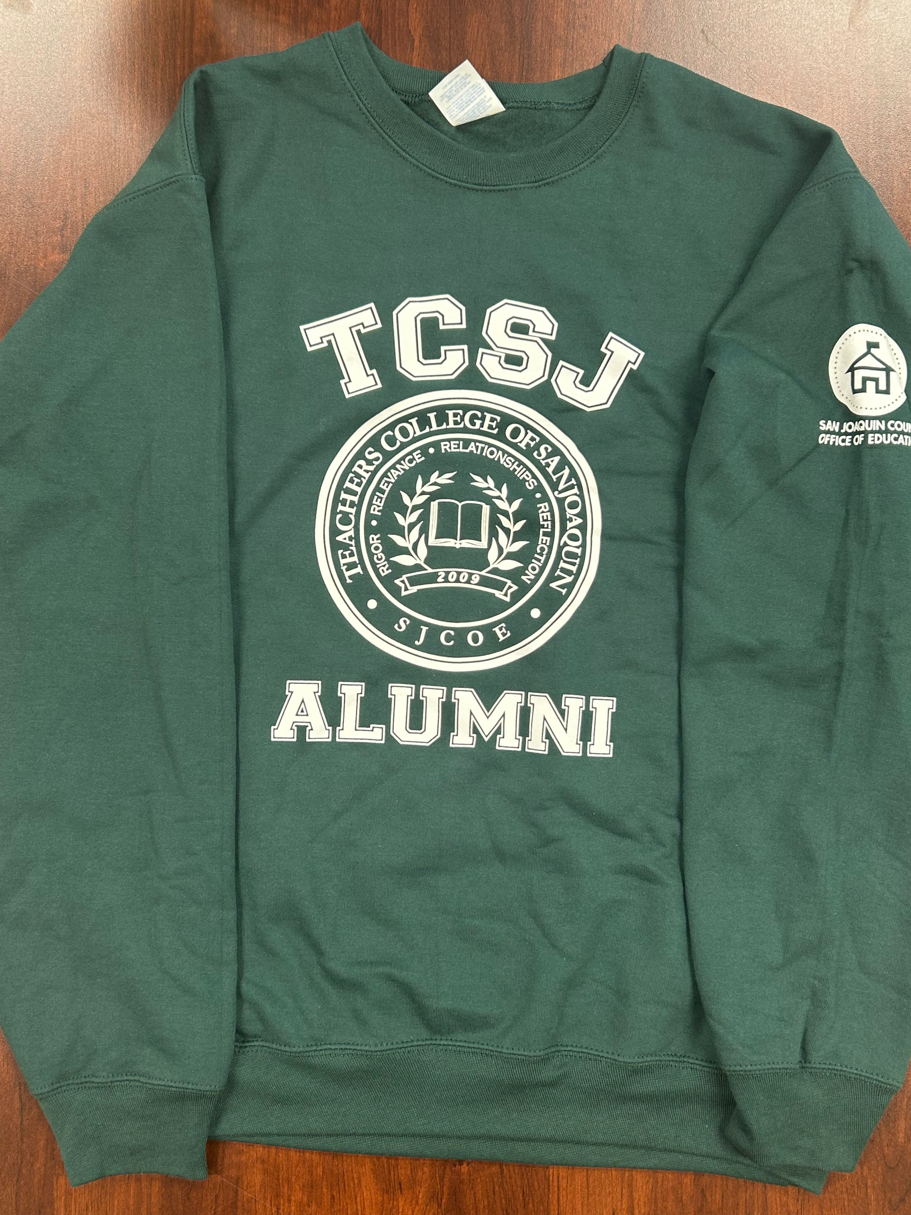 TCSJ Alumni Crewneck Sweatshirt - Dark Green