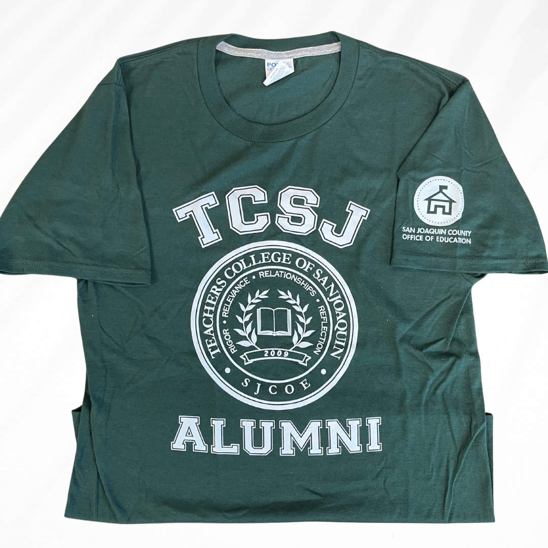 TCSJ Alumni Tee- Dark Green