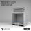 Thumbnail: Karran 33" Undermount Large Single Bowl Quartz Kitchen Sink in Grey