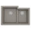 Thumbnail: Karran 32" Undermount Large/Small Bowl Quartz Kitchen Sink in Concrete