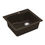 Thumbnail: Karran Drop-In Quartz Composite 25" Single Bowl Kitchen Sink Kit in Brown