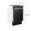 Thumbnail: ZLINE 18" Black Stainless Steel Autograph Series Tall Dishwasher & Bronze Handle