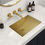 Thumbnail: Ruvati 18 x 12 inch Brushed Gold Polished Brass Bathroom Sink Undermount