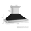 Thumbnail: ZLINE 48" Stainless Steel Range Hood-Black Matte Shell & Stainless Steel Handle