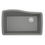 Thumbnail: Karran Undermount Quartz Composite 33" Single Bowl Kitchen Sink Kit Grey