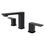 Thumbnail: Lulani Corsica 2-Handle 8" Widespread Bathroom Faucet & Drain Assembly in Black