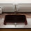 Thumbnail: Karran 24" Seamless Undermount Single Bowl Quartz Kitchen Sink-Brown