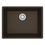 Thumbnail: Karran QU-820 Undermount 24-3/8" Single Bowl Quartz Kitchen Sink Kit in Brown