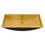 Thumbnail: Ruvati 34 x 14 inch Brushed Gold Polished Brass Bathroom Sink Undermount