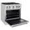 Thumbnail: ZLINE 30 in. 4.2 cu. ft. Classic Dual Fuel Range in Stainless Steel