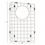 Thumbnail: Karran Stainless Steel Bottom Grid Fits QT-711 /QU-711 right bowl
