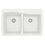 Thumbnail: Karran 34" Top Mount Double Equal Bowl Quartz Kitchen Sink kit in White