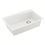 Thumbnail: Karran 34" Top Mount Large Single Bowl Quartz Kitchen Sink in White