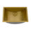 Thumbnail: Ruvati 16 x 11" Brushed Gold Polished Brass Rectangular Bathroom Sink Undermount