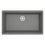 Thumbnail: Karran Undermount 32-1/2" Grey Single Bowl Quartz Workstation Kitchen Sink