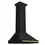 Thumbnail: ZLINE 30 in. Black Stainless Steel Wall Mount Range Hood With Bronze Handle