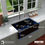 Thumbnail: Karran Farmhouse Apron Front Quartz 34" Double Bowl Kitchen Sink Kit in Black