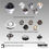 Thumbnail: Karran Undermount Quartz Compos. 32" 60/40  Bisque Double Bowl Kitchen Sink Kit