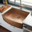 Thumbnail: Ruvati 36-inch Apron-Front Farmhouse Kitchen Sink – Copper Tone Matte Bronze
