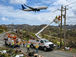 Dedicated aircraft transporting relief crews for team rotations