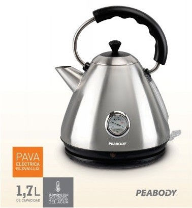 Miniatura: Jarra pava eléctrica peabody 1.7lts