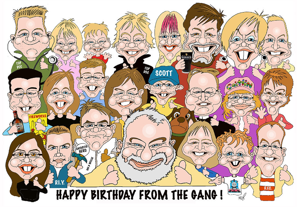 Group caricature