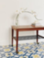 Thumbnail: Vintage Teak Side Table / Bar Cart