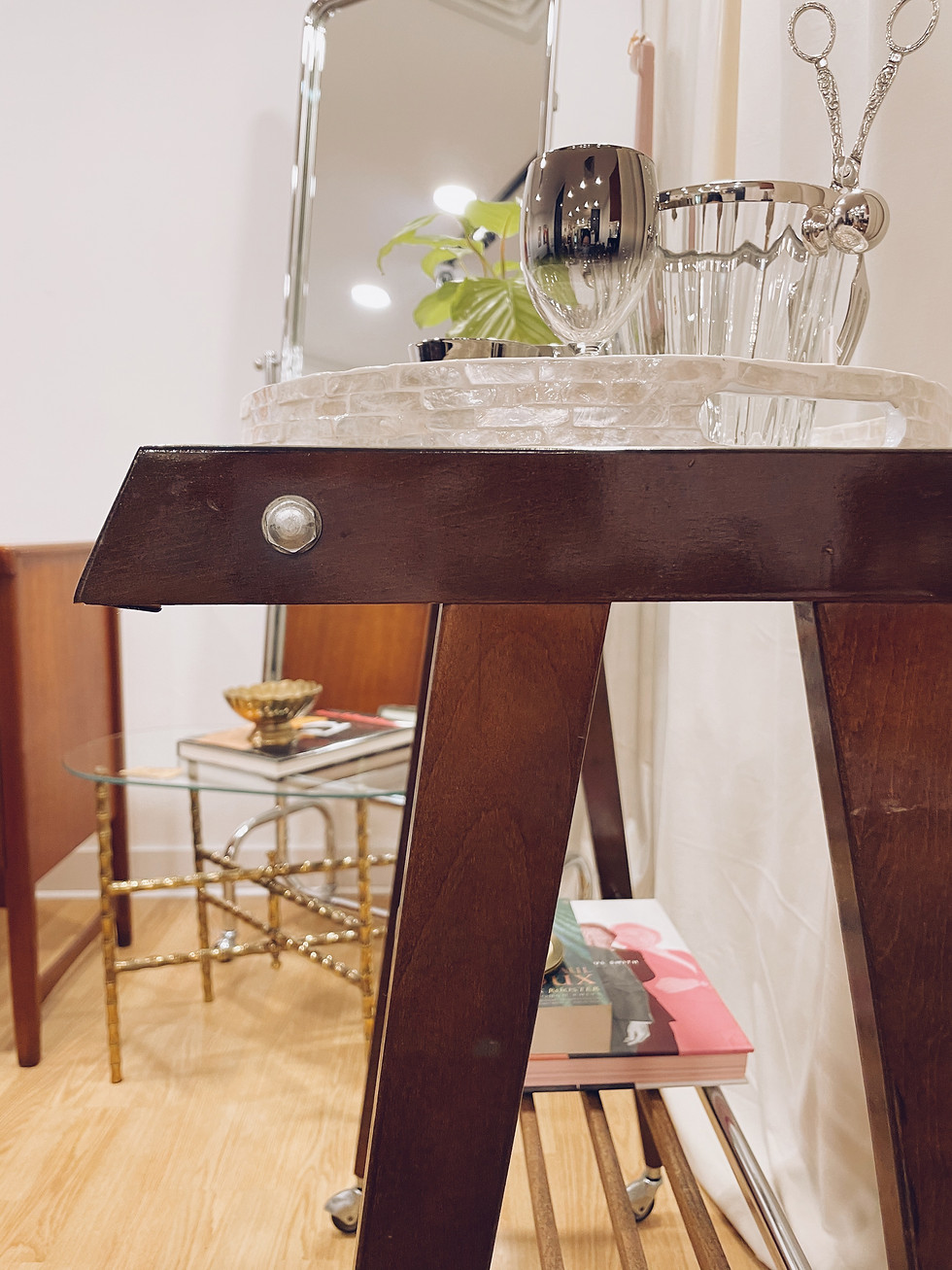 Thumbnail: Vintage Console Table / Bar Cart