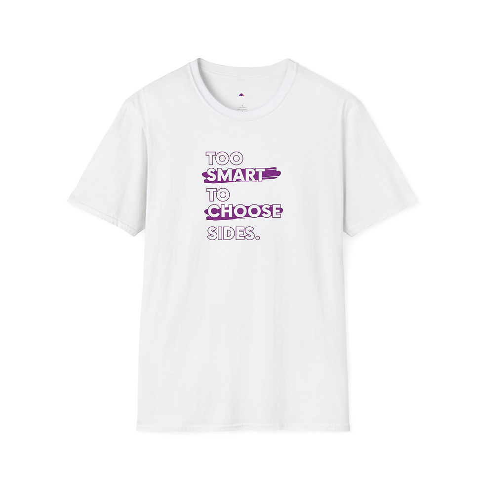 No Sides Center Party T