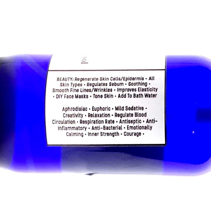 Thumbnail: Goddess Goods Ylang Ylang Hydrosol Side View Info