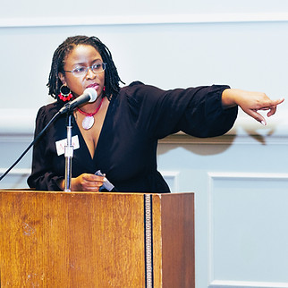 Adria Kitchens speaking