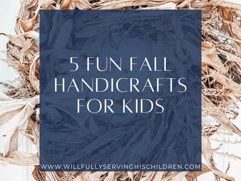 5 Fun Fall Crafts for Kids
