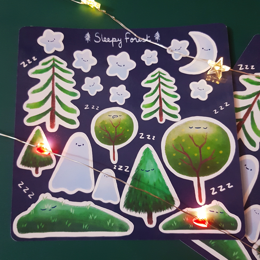 Sleepy forest by Sheepish Artist