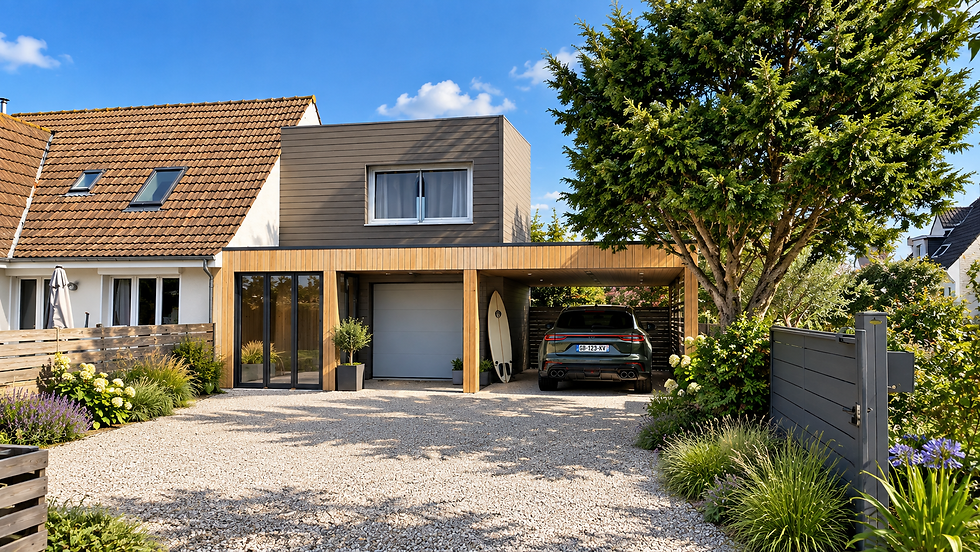 Extension, carport, modification de façade… chaque projet doit être étudié avant de déterminer l’autorisation nécessaire.