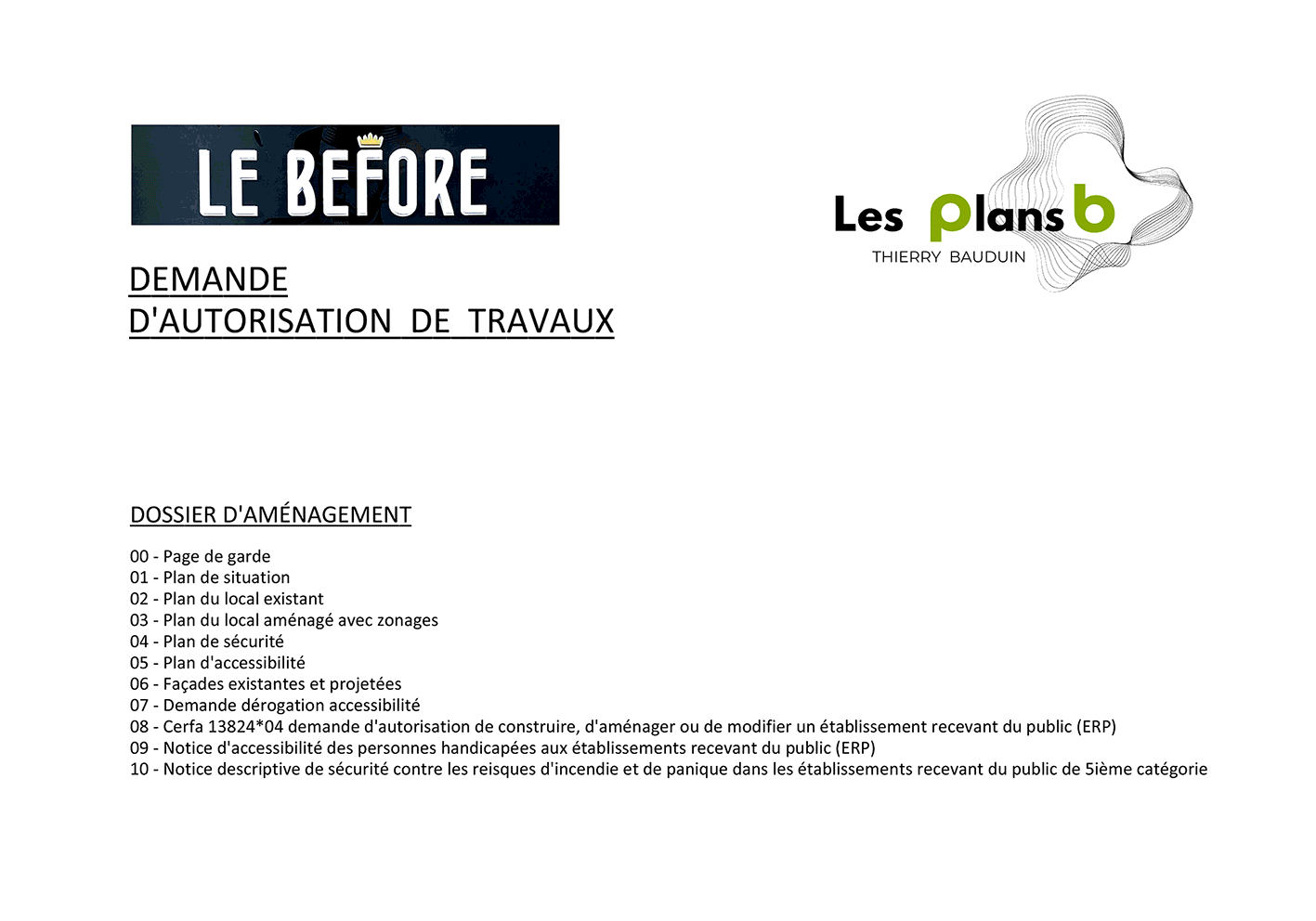 3 - Creation ERP - Etablissement Recevant du Public