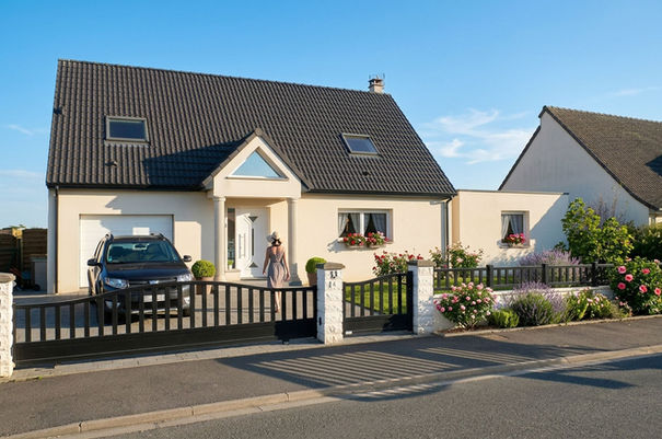 Projet d'extension de maison et rénovation de façade à Marck - Insertion paysagère pour déclaration préalable de travaux