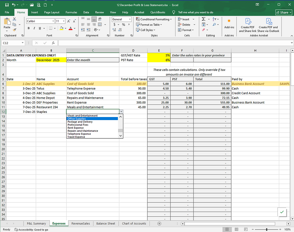 Thumbnail: Small Business Bookkeeping