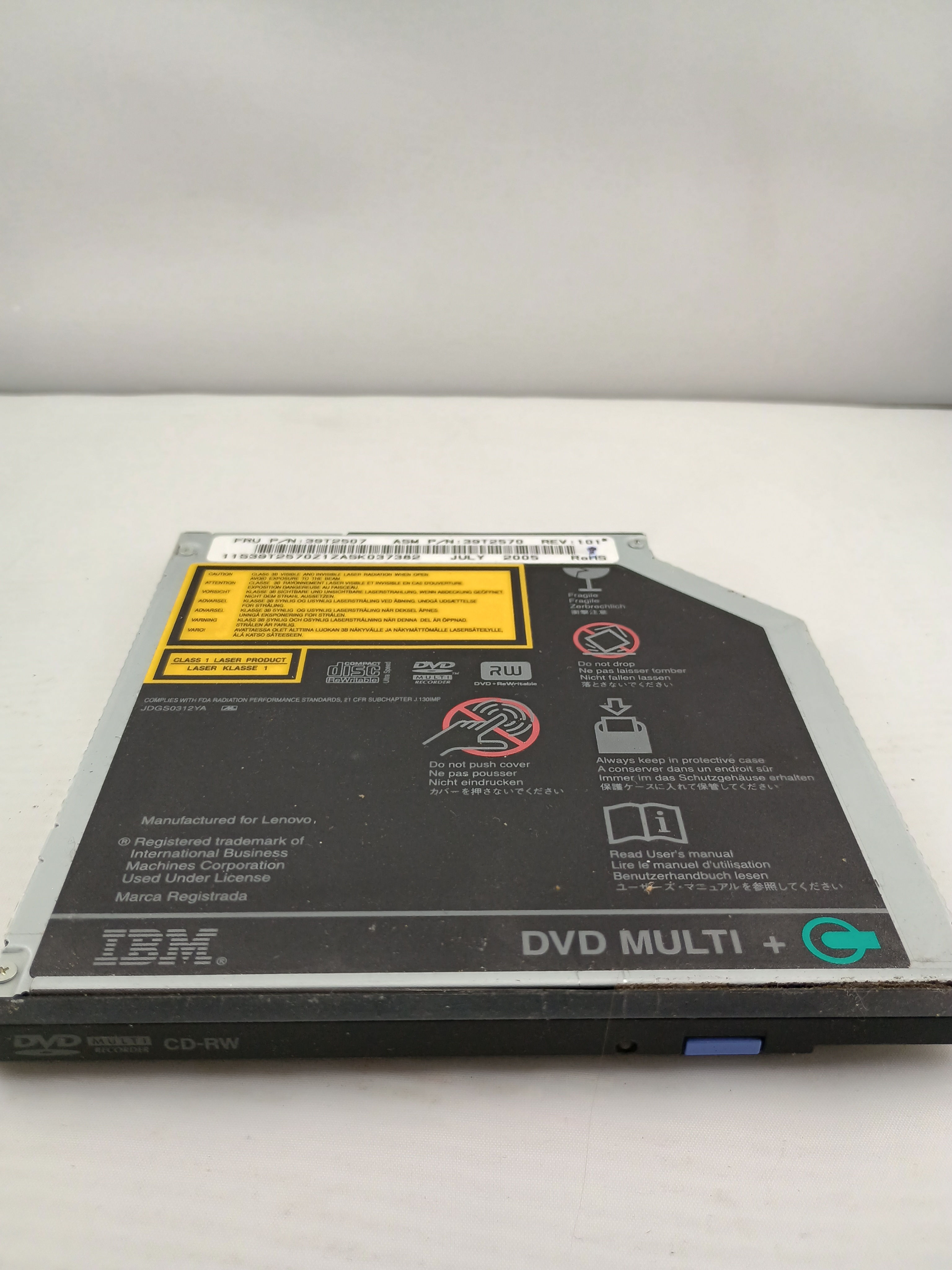 IBM Lenovo Thinkpad DVD/CD-RW optical drive