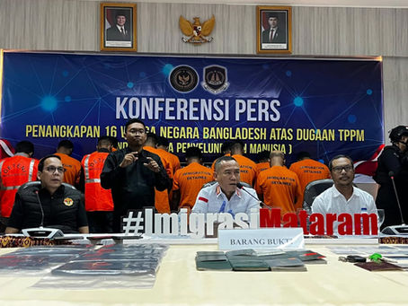 Gambar Istimewa : Penangkapan WNA Bangladesh Atas Dugaan TPPM (Inside Lombok/Devi)
