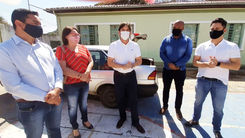 ESTÂNCIA: Deputados André e Marcio visitam obras na EMEF Mestra Henriqueta