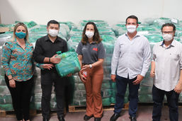 CONDEMAT recebe doação de 27 toneladas de alimentos da EDP