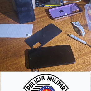 Guararema, SP: Polícia Militar prende homem em flagrante por roubo de celular